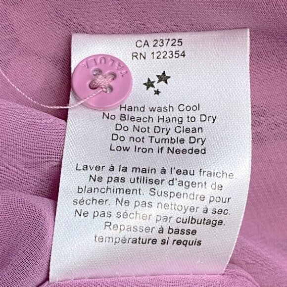 5/$25 Aritzia talula purple lace blouse S - Picture 8 of 13